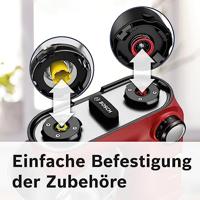 Bosch Haushalt MUM9A66R00 Foodprocessor 1600 W Cherry, Rood - thumbnail