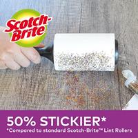 Scotch Brite pluizenkleefroller navulling, extra klevend voor dierenhaar, 48 vellen - thumbnail