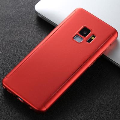 Voor Galaxy S9 verpakt berijpte PC harde volledig Case Beschermhoes (rood) Voor Galaxy S9 verpakt berijpte PC harde volledig Case Beschermhoes (rood)