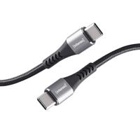 Intenso C315C USB-C naar USB-C kabel, 60W snel opladen, 1,5 m, voor iPhone, Samsung Galaxy, Macbook, laptop, iPad, zwart - thumbnail