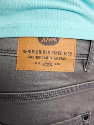 Petrol Men Shorts Denim M-ros-sho001 Korte Broeken 9706 Light Grey