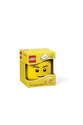 Room Copenhagen LEGO Storage Head "Boy" Klein Geel opbergdoos Room Copenhagen LEGO Storage Head "Boy" Klein Geel opbergdoos