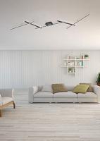 Trio PlafonnièreArvin 4-stripe zwart - 628410532 - thumbnail