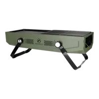 Norlander Outdoor BBQ met grill - 56 x 20 x 20 cm - thumbnail