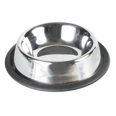 TRIXIE VOERBAK / WATERBAK RVS / RUBBERRING 15 CM 200 ML 4 ST TRIXIE VOERBAK / WATERBAK RVS / RUBBERRING 15 CM 200 ML 4 ST
