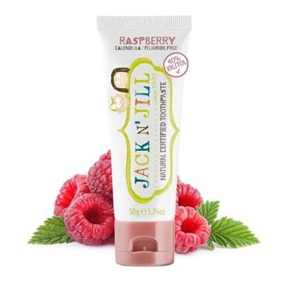 Jack N Jill Natural toothpaste raspberry 50 Gram