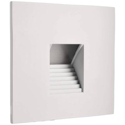 Deko Light Abdeckung eckig weiß Stufe für Alwaid 930485 Afdekking Wit (RAL 9016)