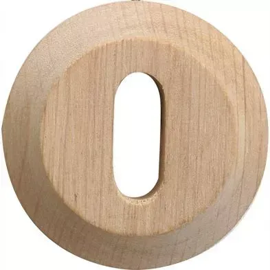 Sleutelrozet 45mm charmehout Sleutelrozet 45mm charmehout