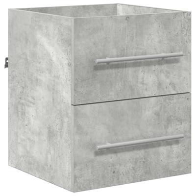Badkamer Kast Beton grijs 41 x 38.5 x 48 cm Bewerkt hout Badkamer Kast Beton grijs 41 x 38.5 x 48 cm Bewerkt hout