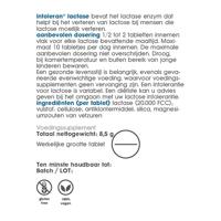 Intoleran Lactase 20.000 FCC Breektabletten - thumbnail