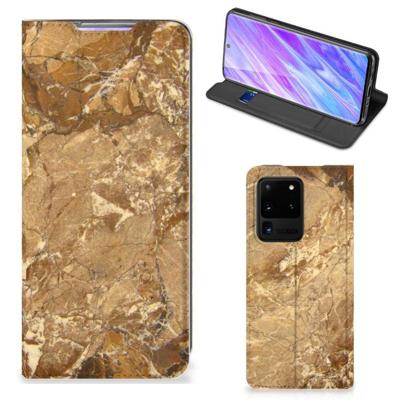 Samsung Galaxy S20 Ultra | Standcase | Marmer Creme