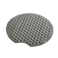 Antislip Douchemat BWS Ludo 55 cm Rond Grijs - thumbnail