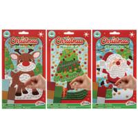 Grafix Kerst Mozaiek kunst A5 formaat - thumbnail