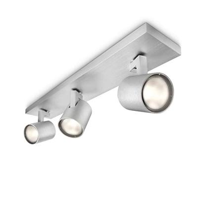 Philips PlafondspotsMy Living Runner 3-lichts metaalgrijs - 530934812