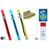 Strandmat Colorbaby Geel Blauw Rood PVC 75 x 175 cm - thumbnail