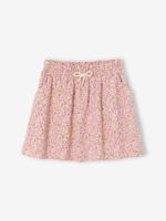 Meisjesrok met print lichtroze - thumbnail
