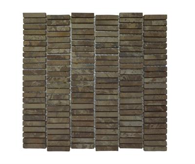 Mozaiek Parquet 1x4.8 30x30 cm Marmer Moccacino Stabigo Mozaiek Parquet 1x4.8 30x30 cm Marmer Moccacino Stabigo
