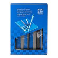 PFERD TOOLS 11801533 Werkplaatsvijlenset kap 3 in PVC-roltas incl. kartonnen doosje Lengte 200 mm 1 stuk(s) - thumbnail