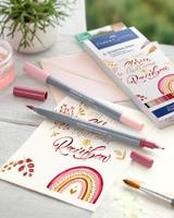 Faber Castell FC-164518 Duo Aquarelmarker Goldfaber BoHo 6 Stuks - thumbnail