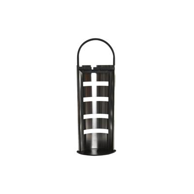 Gerei voor de haard DKD Home Decor Zwart Roestvrij staal (23 x 16 x 61 cm) - thumbnail