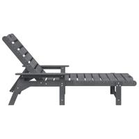 Ligstoel 2 pcs Lichtgrijs 195,5 x 53 x 98,5 cm Polyetheen - thumbnail