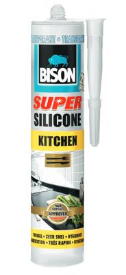 Bison Super Silicone Kitchen Transparant Koker | 300 ml - 6315858 Bison Super Silicone Kitchen Transparant Koker | 300 ml - 6315858