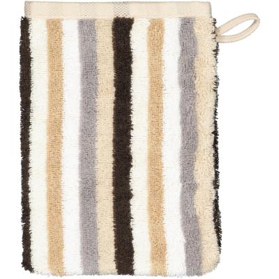 Cawö Cawo Shades Streifen Washandje 16x22 sand