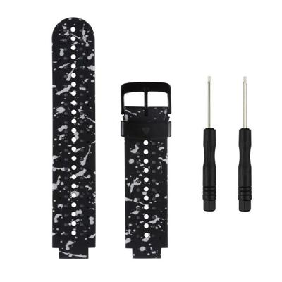 Siliconen sport polsband voor Garmin Forerunner 235 (Midnight Black)