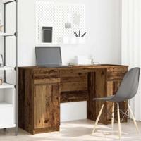 Bureau met lade Oud hout 140 x 49 x 76 cm Bewerkt hout - thumbnail