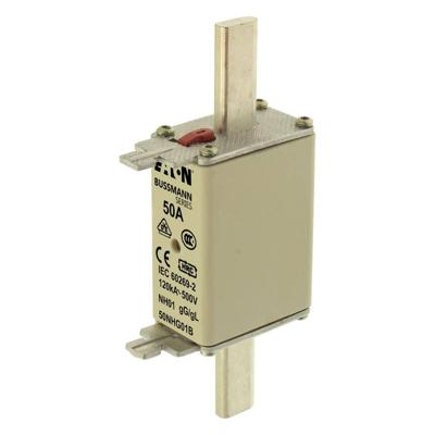 Eaton 50NHG01B NH-zekering Met mechanische beveiligingsweergave Afmeting zekering : 1 50 A 500 V 3 stuk(s)