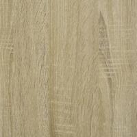 Bureau met schappen 102x45x148 bewerkt hout sonoma eikenkleur - thumbnail