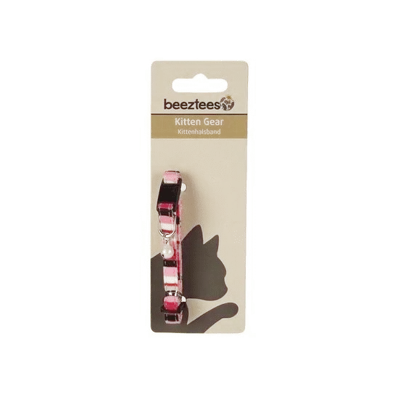 Beeztees Kittenbandje Joy Roze 14-23cm 8mm