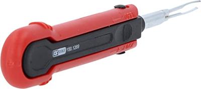 KS Tools 150.1269 Ontgrendelingsgereedschap voor platte stekkers/platte stekkerhulzen 2,8 mm, 4,8 mm, 5,8 mm, 6,3 mm (AMP Tyco JPT, AMP Tyco SPT, AMP Tyco,