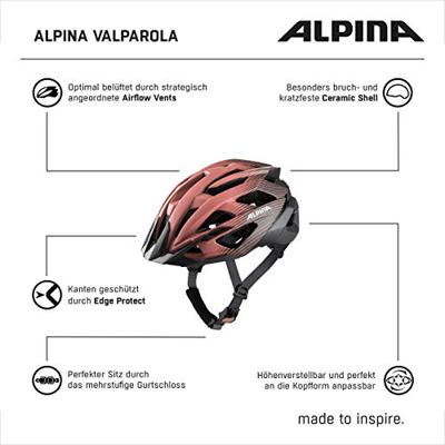 Olympic Sportswear Alpina sports tour helm valparola 51-56 oranjerood