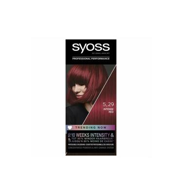 Syoss Color baseline 5-29 intens rood haarverf 1 Set
