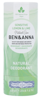 Ben & Anna Lemon & Lime Sensitive Deo Stick - thumbnail