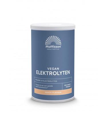 Mattisson Healthstyle Vegan Elektrolyten Poeder Peach Mattisson Healthstyle Vegan Elektrolyten Poeder Peach