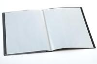 Europel showalbum Opus Frontview, ft A4, PP, 30 tassen, antraciet - thumbnail