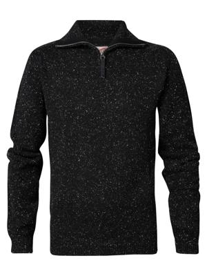 30% korting - Petrol Industries Heren Gemêleerde trui Zwart - S