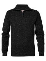 30% korting - Petrol Industries Heren Gemêleerde trui Zwart - S - thumbnail