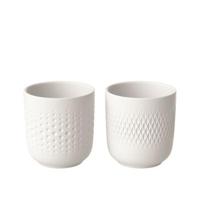 Villeroy & Boch Manufacture Collier Blanc Beker set 2 stuks - thumbnail