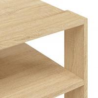 Salontafel 59,5x59,5x40 cm bewerkt hout sonoma eikenkleurig - thumbnail