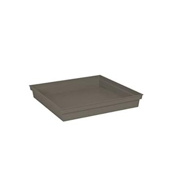 Bloempot schaal EDA Tuscany Vierkant Taupe 40 cm 40 x 40 x 5,9 cm