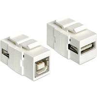 DeLOCK Keystone Module USB 2.0 A naar USB 2.0 B aansluiting - thumbnail