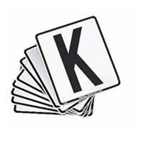 Aanvulset manege bordjes groot voor hogere dressuur 20 x 25 - thumbnail