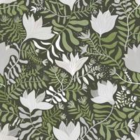 Dutch Wallcoverings Lina - Brita Green - Groen - thumbnail