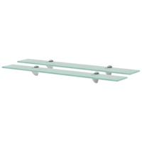 VidaXL Schappen zwevend 2 st 70x10 cm 8 mm glas - thumbnail