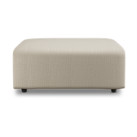 HKliving Jax bank hocker Pure Ivory - thumbnail