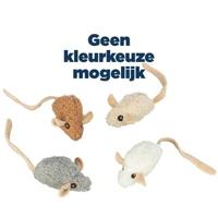 Trixie muis met catnip pluche assorti - thumbnail