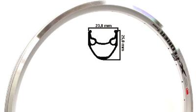 Weinmann x-plorer velg zilver etrto 406 20 inch 32 gaats